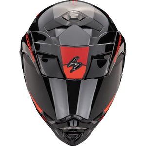 Scorpion ADX-2 Adventure Helmet - Galane Silver Black Red