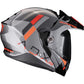 Scorpion ADX-2 Adventure Helmet - Galane Silver Black Red