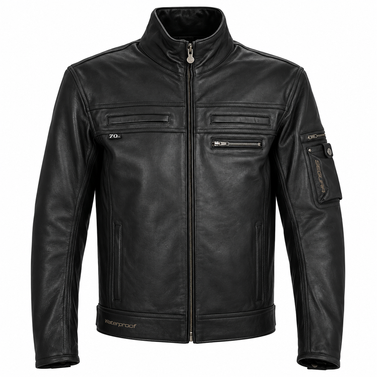Segura Brooke Waterproof Leather Jacket - Black