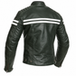 Segura Retro Ladies Leather Jacket - Black White