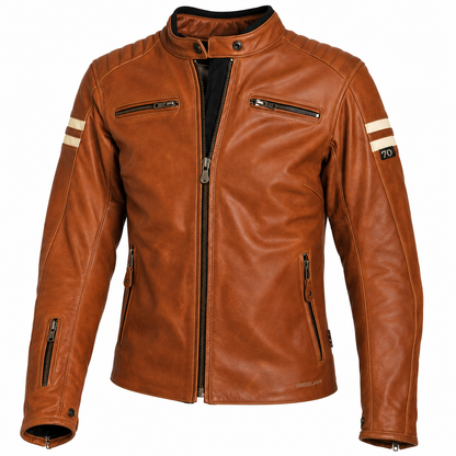 Segura Retro X-LARGE Ladies Leather Jacket - Camel