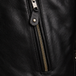Segura XL Retro Leather Jacket - Black Yellow