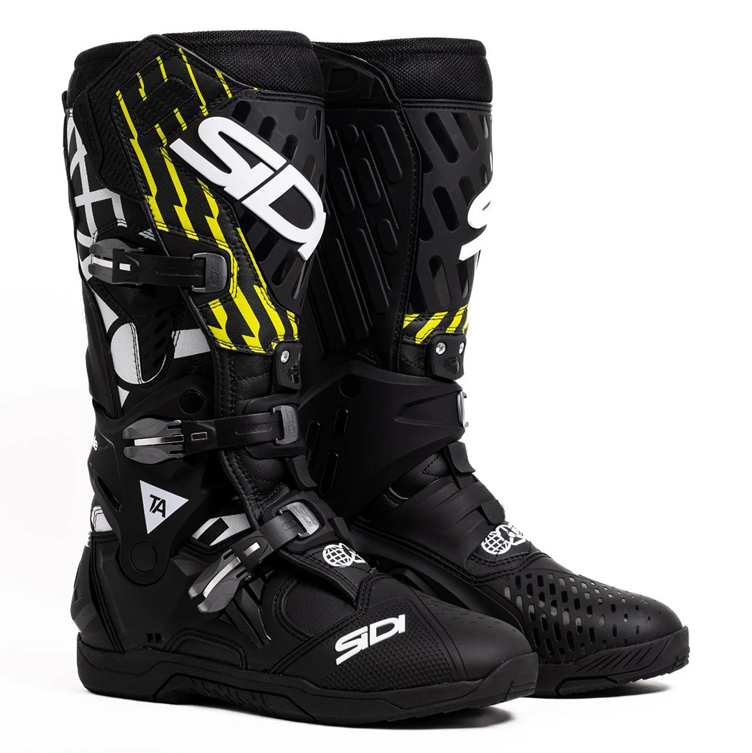 Sidi Crossair The Arsenale MX Boots - Black Yellow