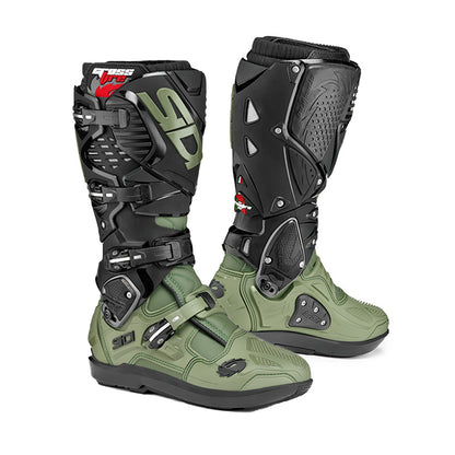 Sidi Crossfire 3 SRS MX Boots - Army Black