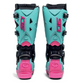 Sidi Crossfire 3 SRS MX Boots - Black Mint Pink