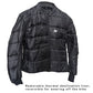 Motodry Ladies Siena Waterproof Jacket - Black / Magenta