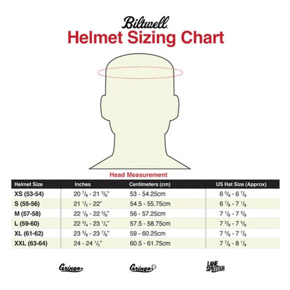 BILTWELL GRINGO Helmet -  GLOSS BLACK