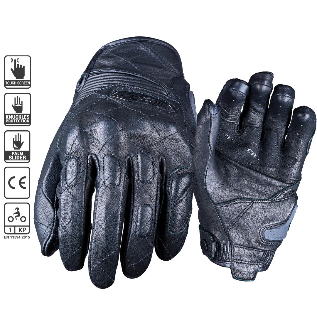 Five SportCity EVO Ladies Leather Gloves - Black