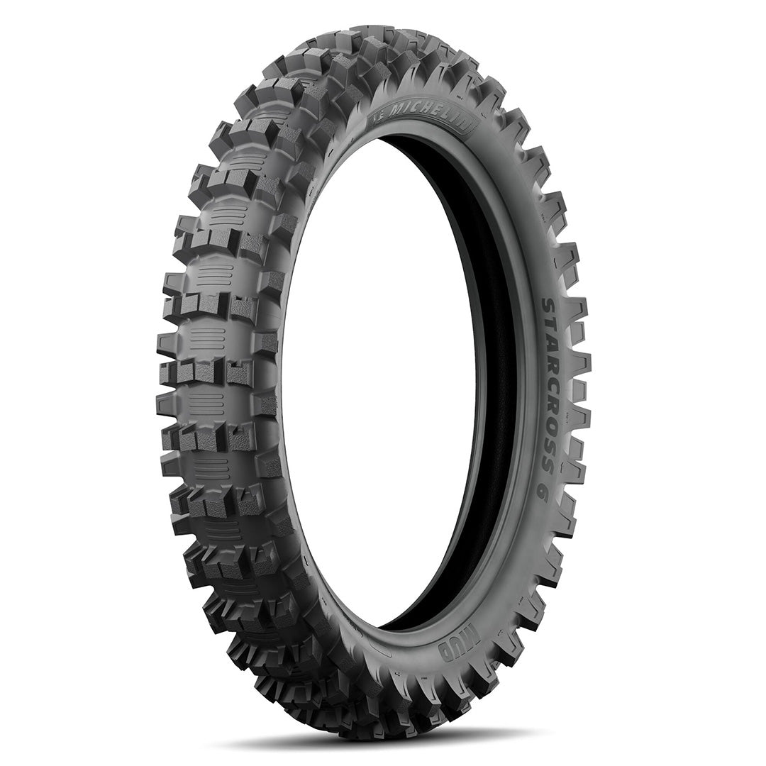 Michelin 100/90-19 Starcross 6 Mud Rear MX Tyre - 57M Bias TT