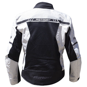 Motodry Summer Vent Jacket - White / Black