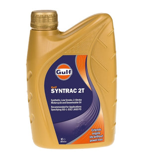 Gulf Syntrac 2 Stroke Full Synthetic Oil - 1 Litre