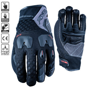 Five TFX3 Airflow Gloves - Black / Grey