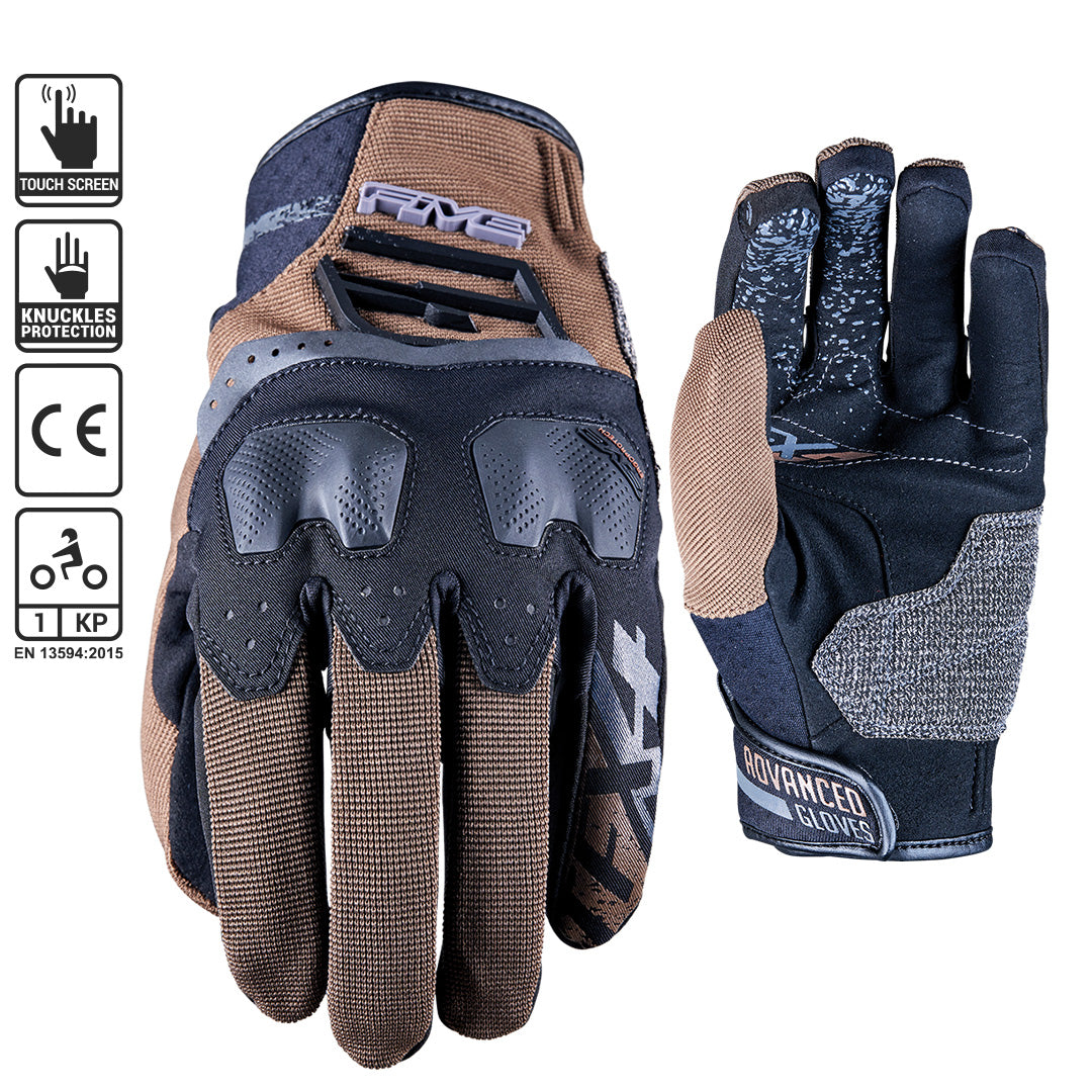 Five TFX4 Adventure Gloves - Brown