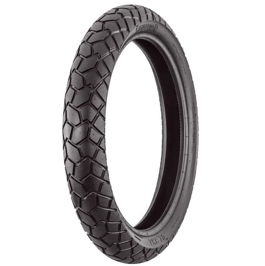 Continental 120/70-17 TKC70 Front Tyre - 58W Radial TL