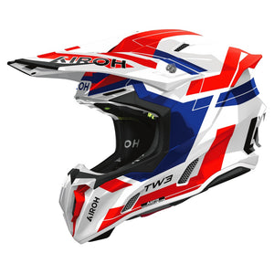 Airoh Twist 3 Adult MX Helmet - Dynasty Red/Blue Gloss