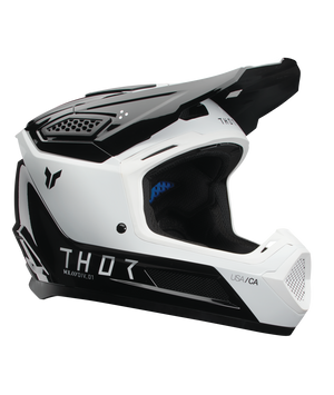 Thor Fleet Adult MX Helmet - Storm Black White