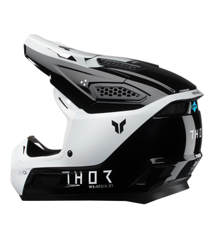Thor Fleet Adult MX Helmet - Storm Black White