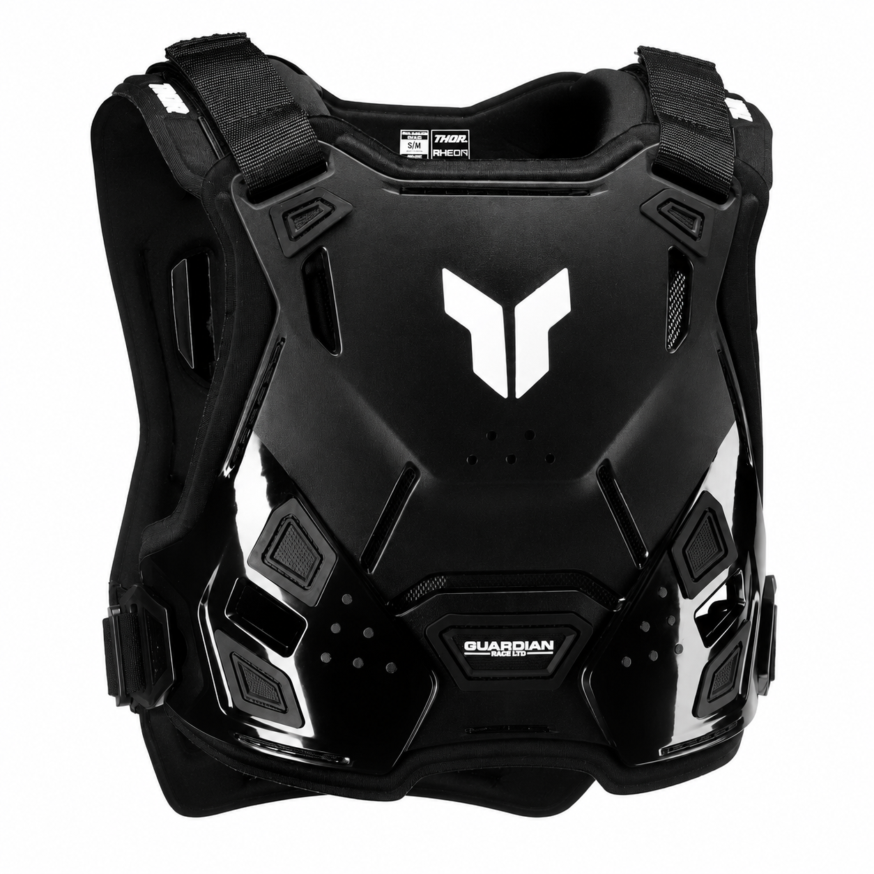 Thor Guardian Youth LTD Race Chest Protector - Black