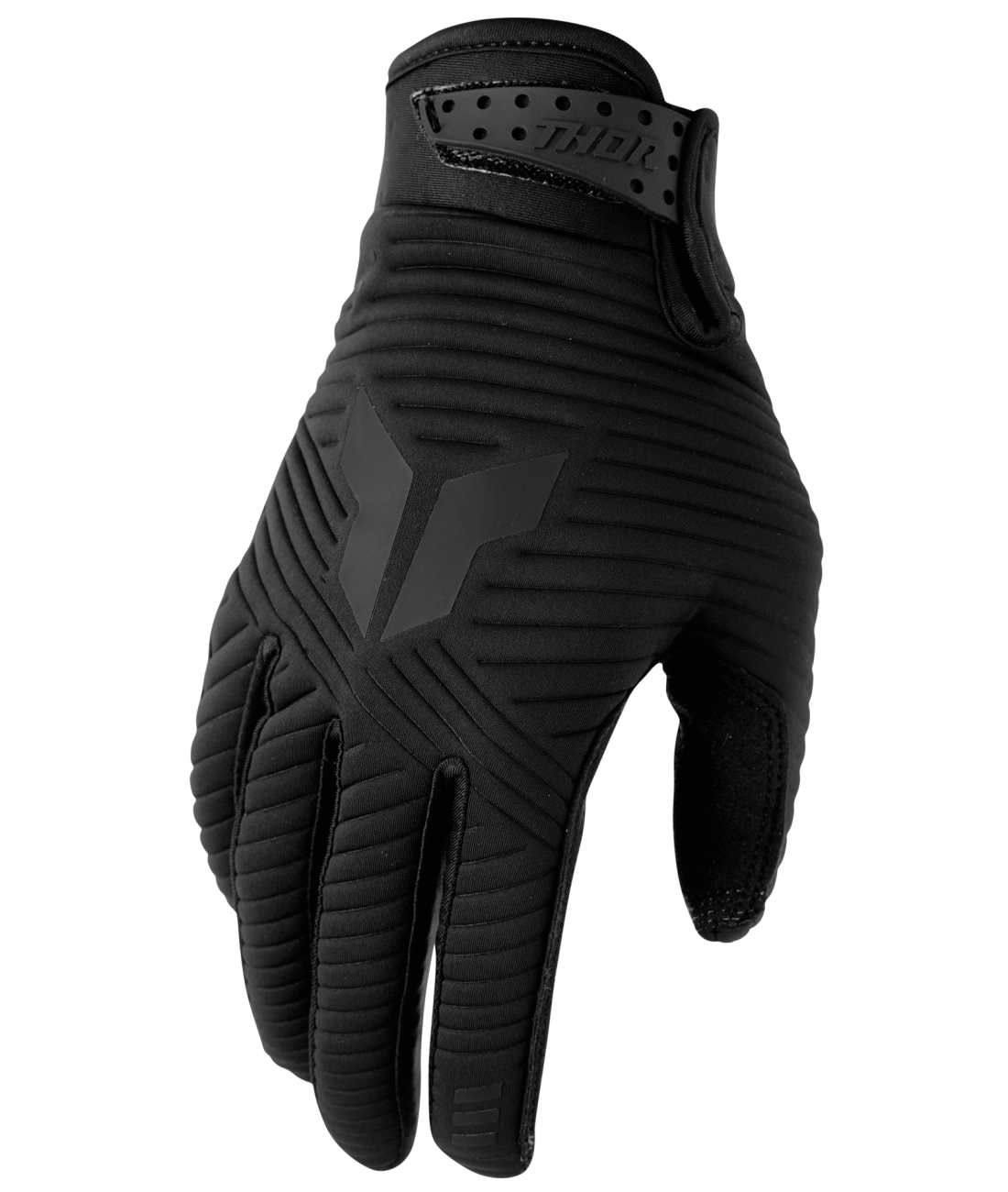 Thor Launchmode Adult Cold Weather MX Gloves - Black