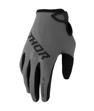 Thor Ridemode Adult Womens MX Gloves - Static Grey