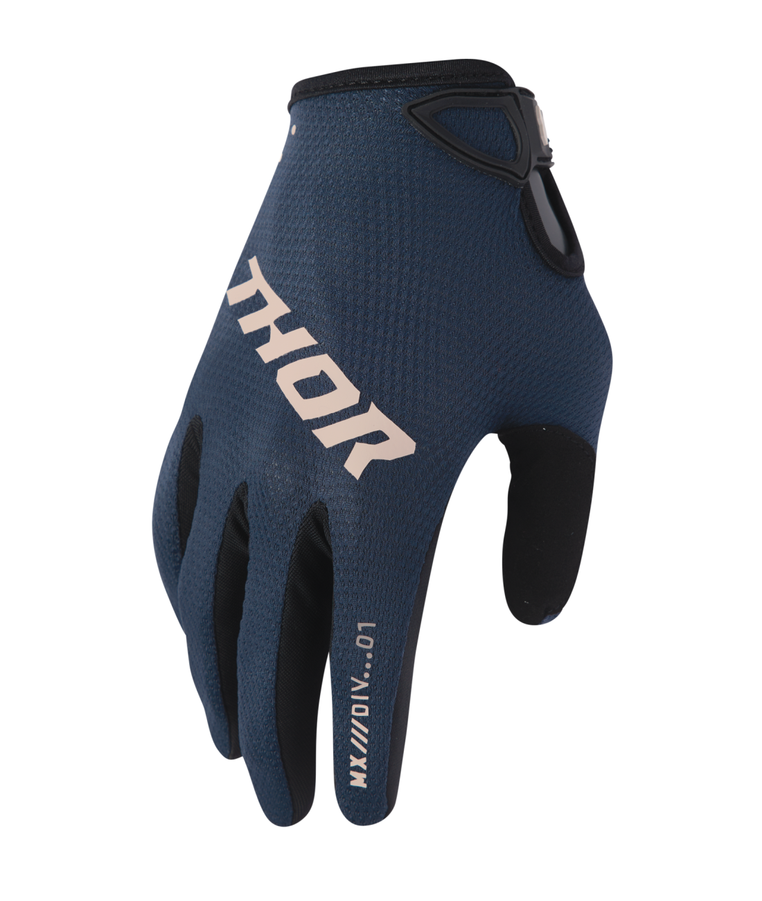 Thor Ridemode Adult Womens MX Gloves - Static Midnight