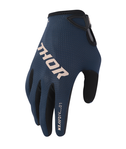 Thor Ridemode Adult Womens MX Gloves - Static Midnight