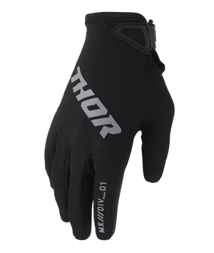 Thor Ridemode Youth MX Gloves - Static Black