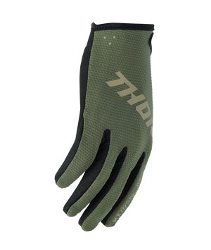 Thor Ridemode Youth MX Gloves - Static Camo