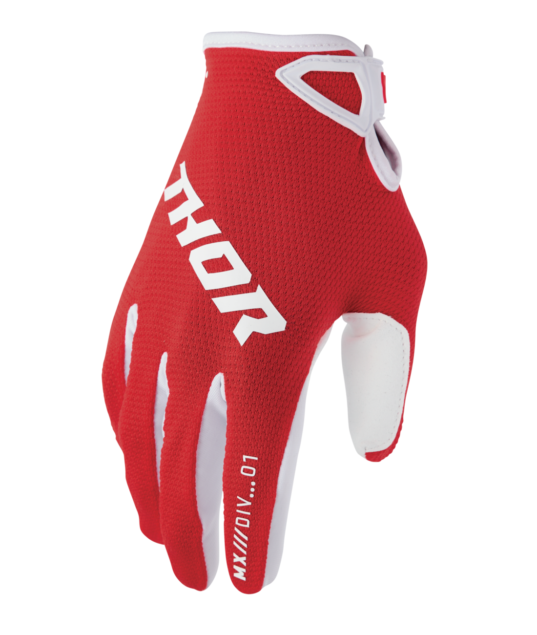 Thor Ridemode Adult MX Gloves - Static Red