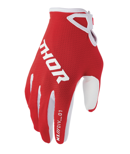 Thor Ridemode Adult MX Gloves - Static Red