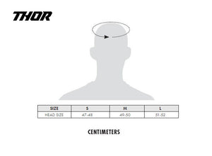 Thor Youth Small Sector MX MIPS Helmet - Split Charcoal Black