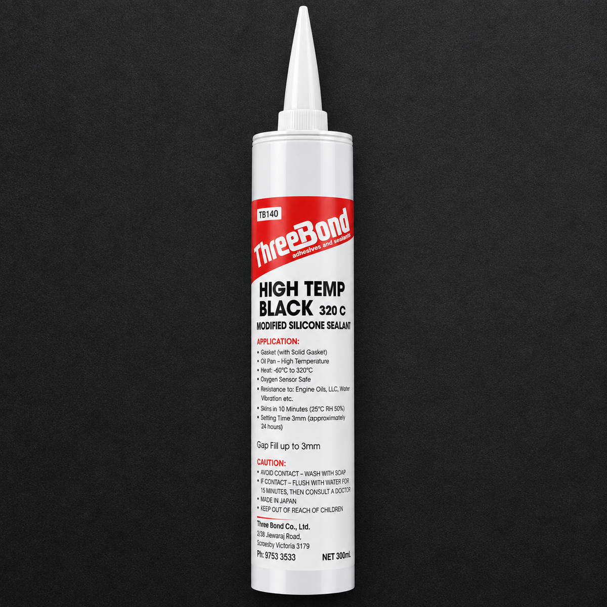 Threebond 1207B Black Liquid Gasket - 340g