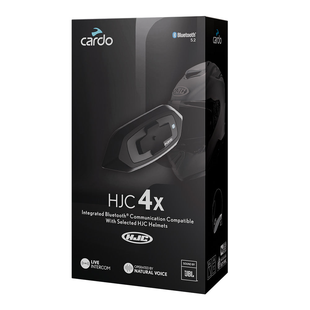 Cardo HJC 4X - Single - Intercom Communication System