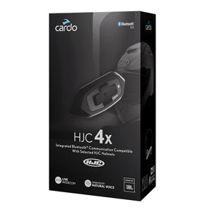 Cardo HJC 4X - Single - Intercom Communication System