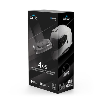 Cardo 4X-S Shoei Single Intercom Communication System