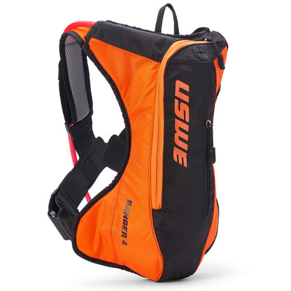 USWE Ranger 4L Hydration Pack - Black Orange