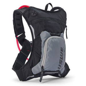 USWE Raw 8L Hydration Pack - Black Gray