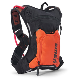 USWE Raw 8L Hydration Pack - Black Orange