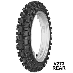 Vee Rubber 80/100-12 V273 MX Mud Rear Tyre - TT