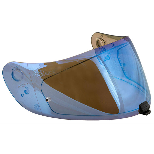 HJC HJ-20ST Replacement Visor - Blue Chrome