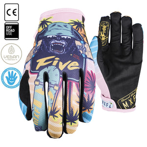 Five MXF4 Youth MX Gloves - Venice Peach