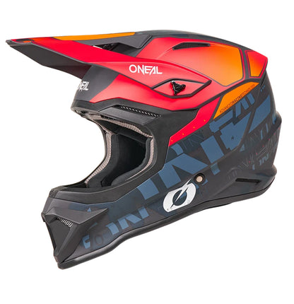 Oneal 1SRS Adult MX Helmet - Voltix Black / Orange