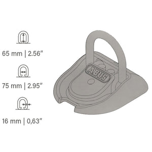 Abus WBA100 Granit Ground / Wall Anchor