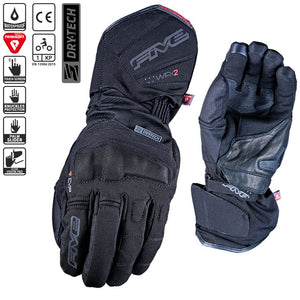 Five WFX2 EVO WP Gloves - Waterproof - Black