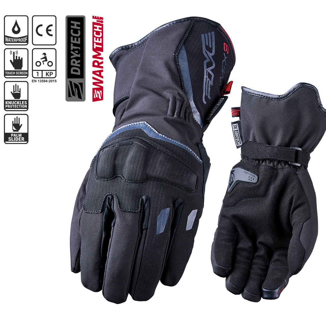 Five WFX3 EVO WP Gloves - Waterproof - Black