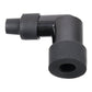 Whites Spark Plug Cap – Replaces LZFH – Right Angle – Black