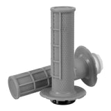 Whites Lock On Grips - Half Waffle - Grey (with 6 Cams)
