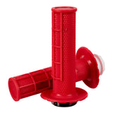 Whites Lock On Grips - Half Waffle - Red (with 6 Cams)