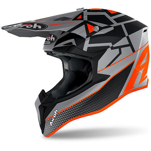 Airoh Wraap Youth MX Helmet - Mood Matt Orange