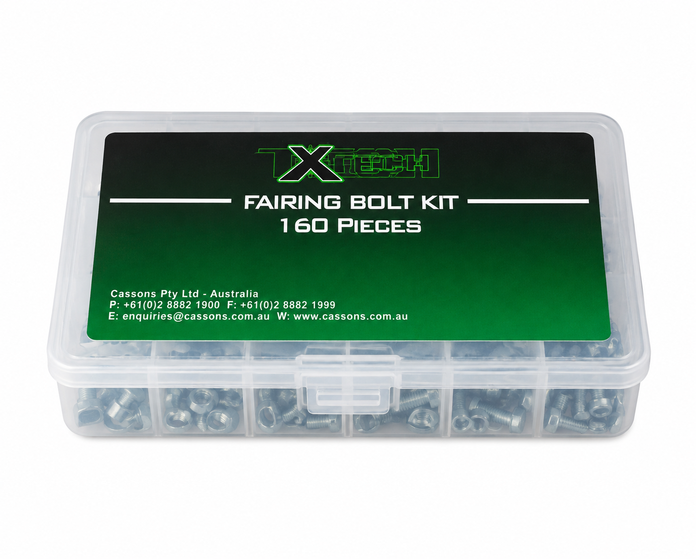 X-Tech Fairing Bolt Kit - 160 Pieces